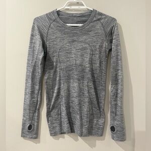 Lulu Lemon Swiftly Tech Grey Long Sleeve